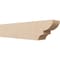 Ekena Millwork 6in. W x 8in. H x 36in. L Ridgewood Woodgrain TimberThane Rafter Tail, Primed Tan RFTUR06X08X36RIDRCPR - alternate 1